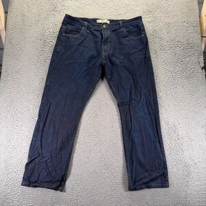 Vintage Noiz Jeans Mens 40x30 Blue Cotton Denim Straight Baggy Workwear Travel